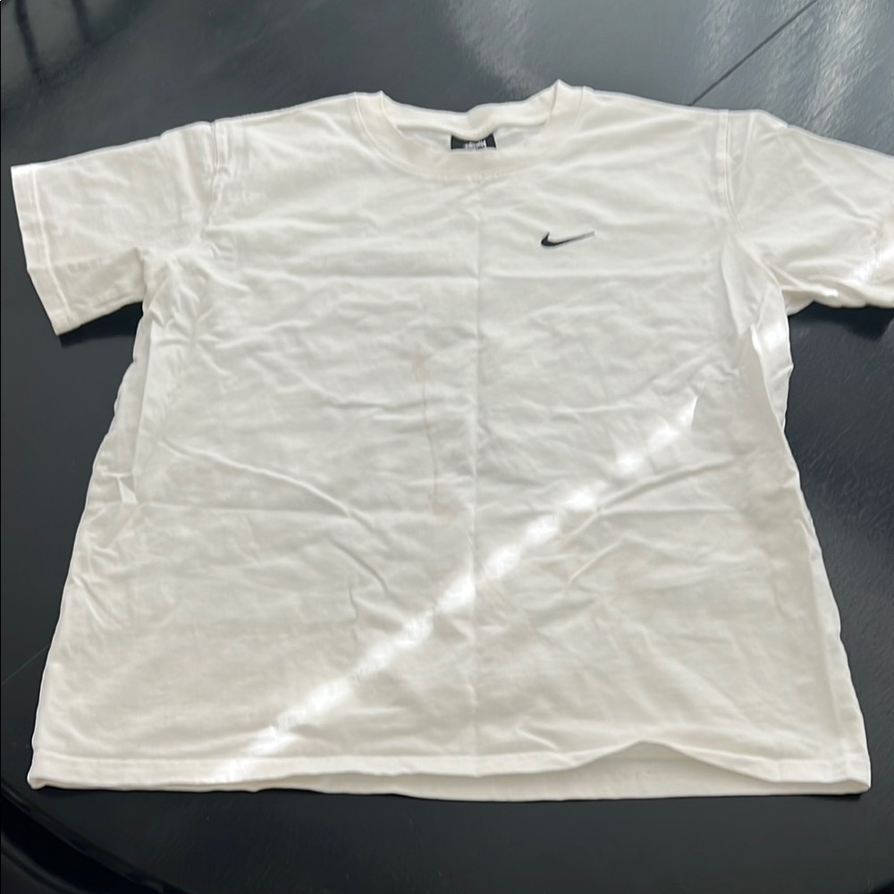 Stussy & Nike Collab White Men's T-Shirt